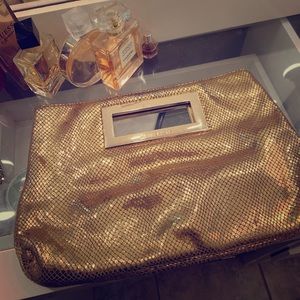 Gold Michael Kors Clutch